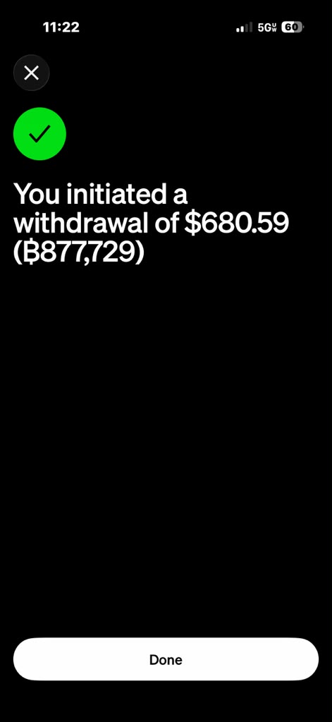 Cash App withdrawal of 680.59 dollars for claimed customs