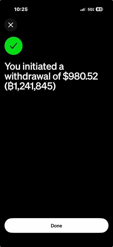 Cash App withdrawal of 980.52 dollars for a second claimed customs fee